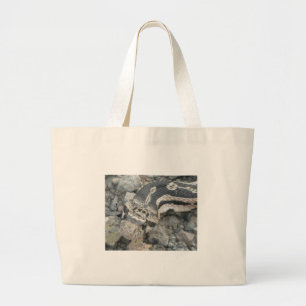Bolso De Tela Gigante Serpiente toro (Pituophis catenifer sayi)
