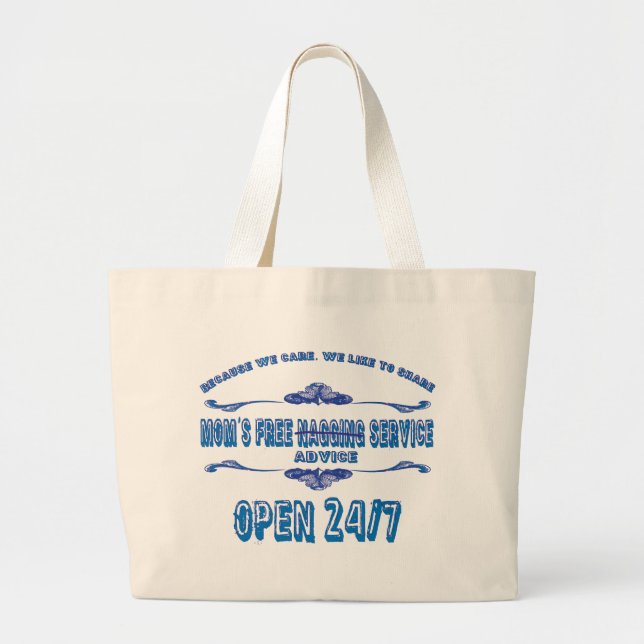 Bolso De Tela Gigante servicio del consejo de las mamáes (Frente)