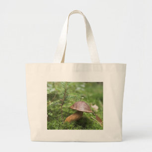 Bolso De Tela Gigante Seta en musgo