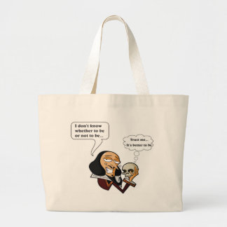 Bolso De Tela Gigante Shakespeare Hamlet, ser o no ser