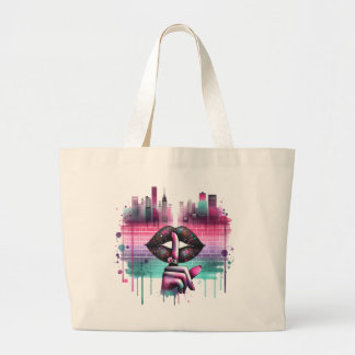 Bolso De Tela Gigante Shhh... La ciudad habla