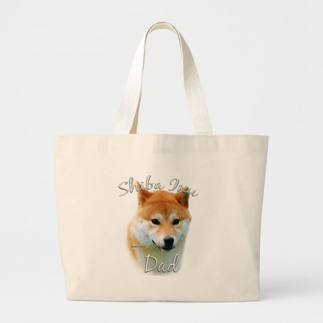 Bolso De Tela Gigante Shiba Inu Dad 2 (Frente)