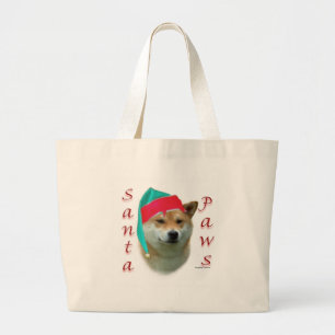 Bolso De Tela Gigante Shiba Inu Santa Paws