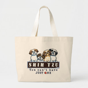 Bolso De Tela Gigante Shih Tzu no puede tener solo una