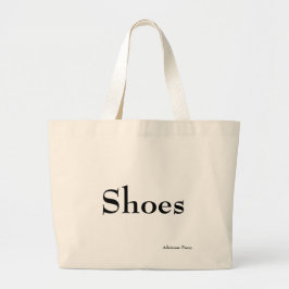 Bolso De Tela Gigante Shoes Jumbo Tote Travel Bag