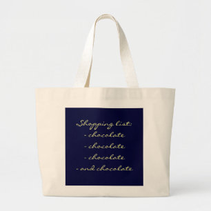 Bolso De Tela Gigante Shopping list