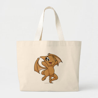 Bolso De Tela Gigante Shoyru Brown