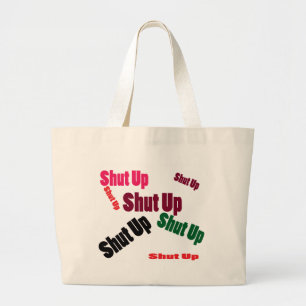 Bolso De Tela Gigante shutup