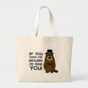 Bolso De Tela Gigante Si fueras el suelo, ¡te ataría!