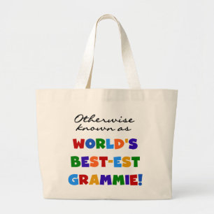 Bolso De Tela Gigante Si no conocido como camisetas del Mejor-est Grammi