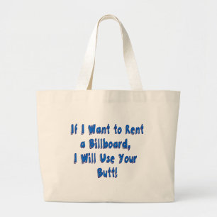 Bolso De Tela Gigante Si quiero alquilar una pizarra