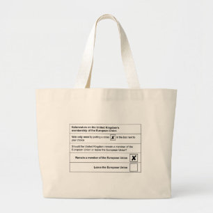 Bolso De Tela Gigante Sigue habiendo el referéndum en la UE