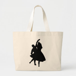 BOLSO DE TELA GIGANTE SILHOUETTE DANCERS
