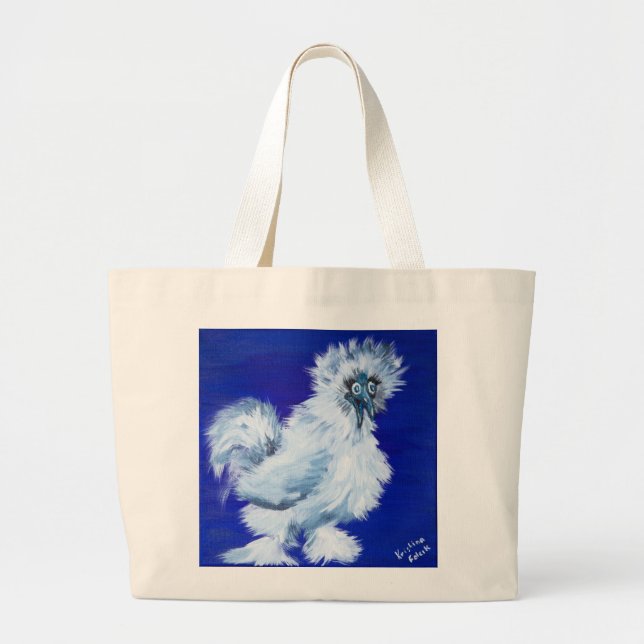 Bolso De Tela Gigante Silkie Tote Bag (Frente)