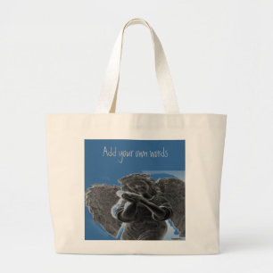 Bolso De Tela Gigante Siluetas de ángeles personalizadas