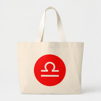 Bolso De Tela Gigante Símbolo de Libra