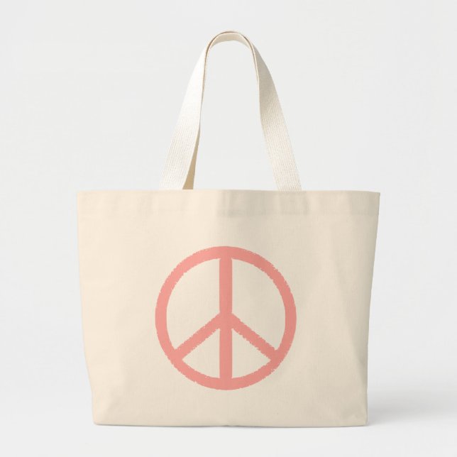 Bolso De Tela Gigante símbolo de paz (Frente)