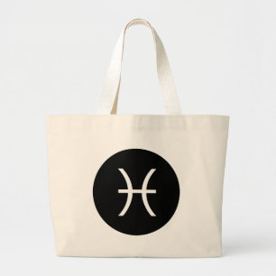Bolso De Tela Gigante Símbolo de Pisces