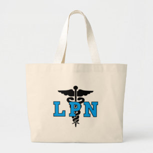 Bolso De Tela Gigante Símbolo médico de LPN
