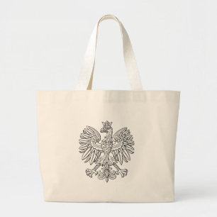 Bolso De Tela Gigante símbolo polaco