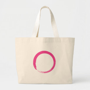 Bolso De Tela Gigante Símbolo rosa de zen / círculo de entrelazado