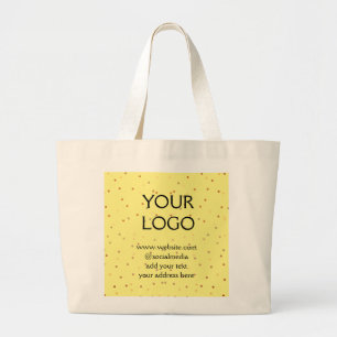 Bolso De Tela Gigante simple y mínimo añadir su logotipo/diseño aquí