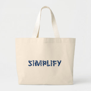 Bolso De Tela Gigante Simplificar