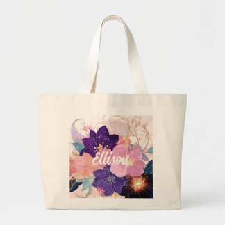 Bolso De Tela Gigante Sinfonía floral opulenta