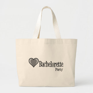 Bolso De Tela Gigante SingleHeart-BacheloretteParty-Negro