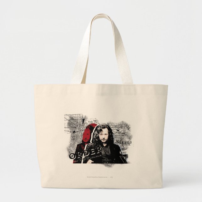 Bolso De Tela Gigante Sirius Black (Frente)