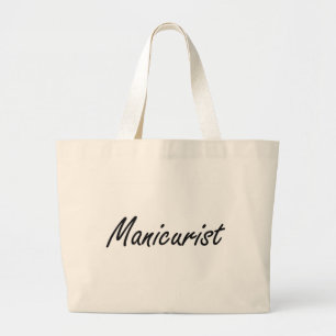 Bolso De Tela Gigante Sistema de trabajo artístico del manicuro