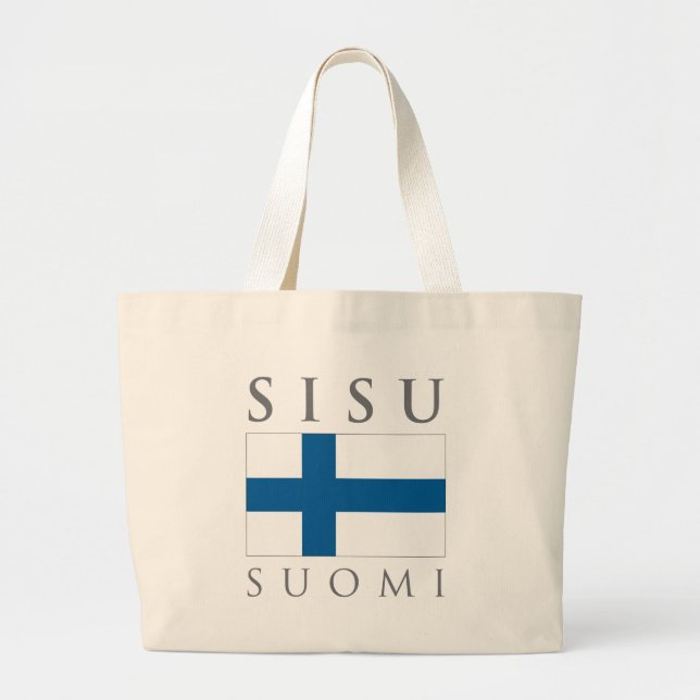 Bolso De Tela Gigante Sisu Suomi (Frente)