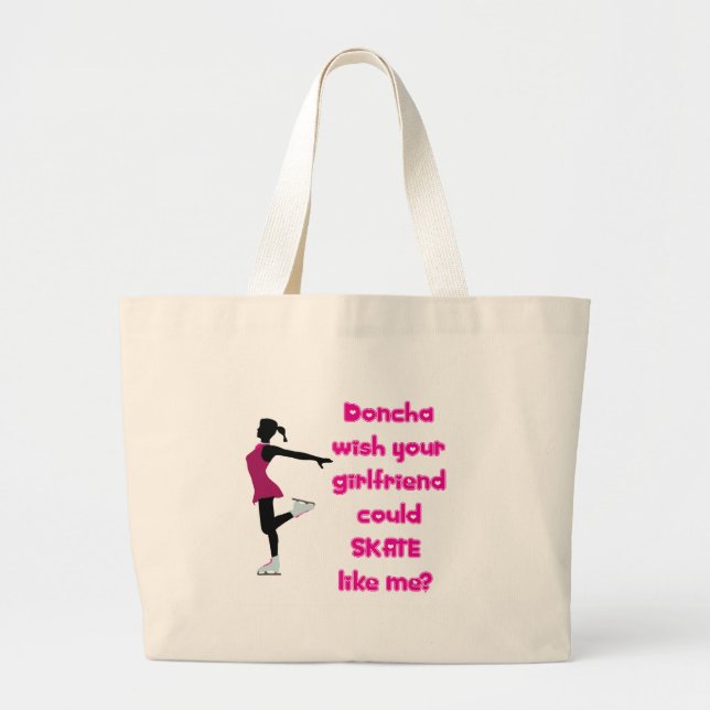 Bolso De Tela Gigante SkateChick Doncha (Frente)