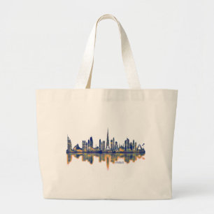 Bolso De Tela Gigante Skyline de Dubai