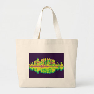 Bolso De Tela Gigante Skyline de Montreal Canadá