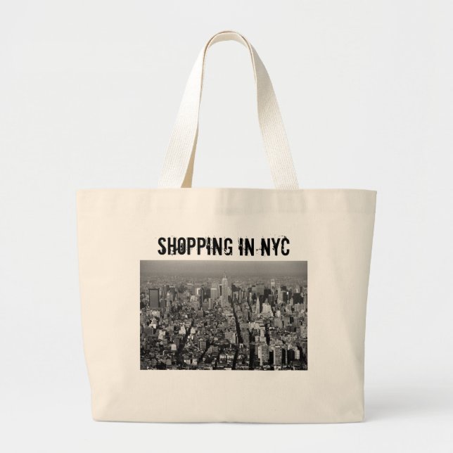 Bolso De Tela Gigante Skyline USA en Nueva York, 1987 (Frente)