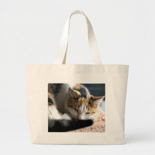 Bolso De Tela Gigante Sleeping Calico
