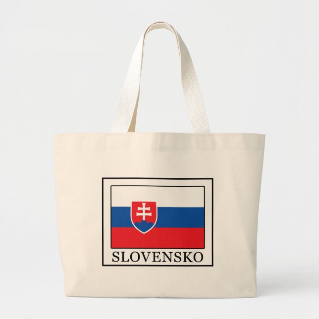 Bolso De Tela Gigante Slovensko (Frente)
