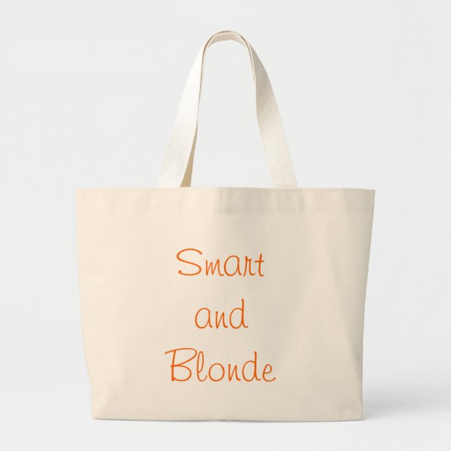 Bolso De Tela Gigante Smart y Blonde (Frente)