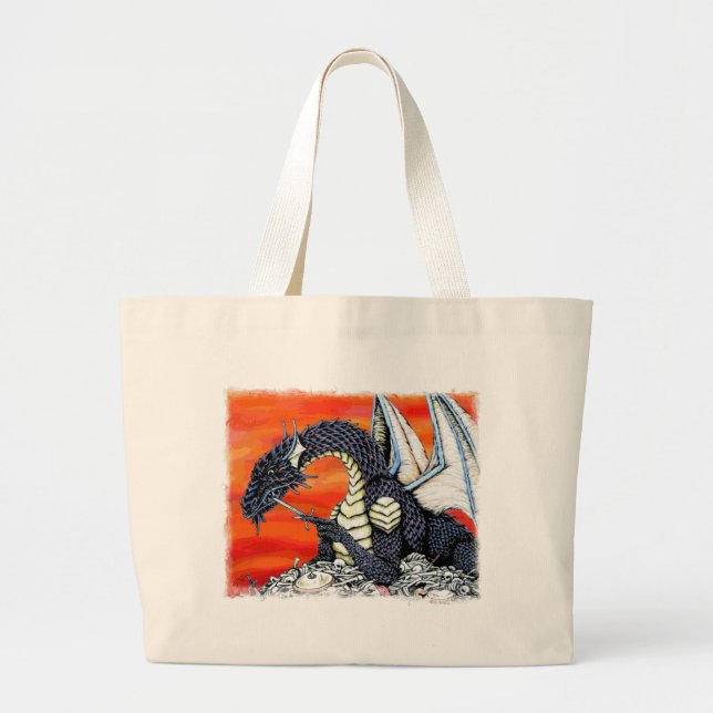 Bolso De Tela Gigante Smaug (Frente)