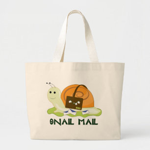 Bolso De Tela Gigante Snail mail