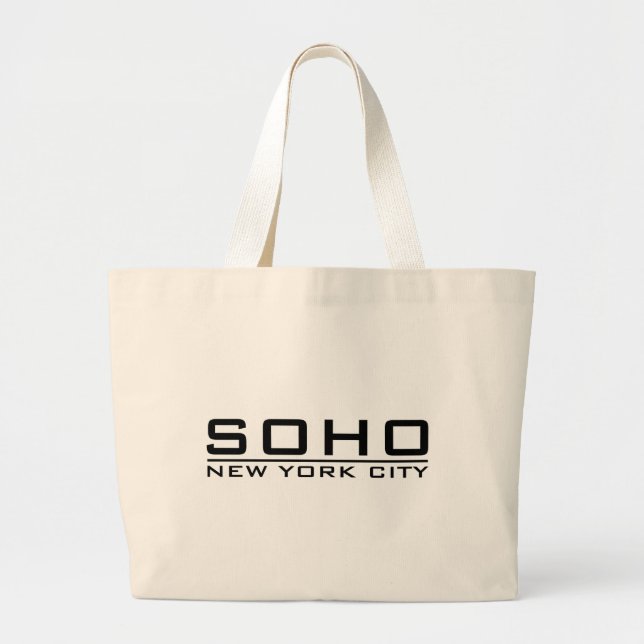 BOLSO DE TELA GIGANTE SOHO (Frente)