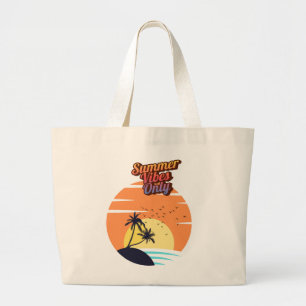 Bolso De Tela Gigante Sólo el verano vibra.