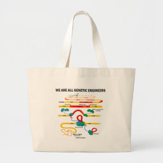 Bolso De Tela Gigante Somos todos ingenieros genéticos (el empalmar del