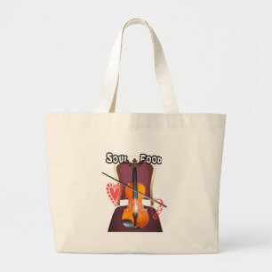 Bolso De Tela Gigante Sonido v love hakuna matata valentine