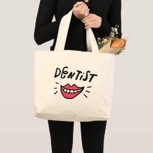 Bolso De Tela Gigante Sonrisa del dentista