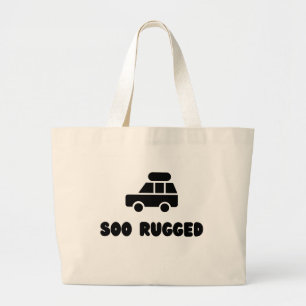 Bolso De Tela Gigante Soo Rugged Outdoorsy Tote Bag for Picnic & Gear
