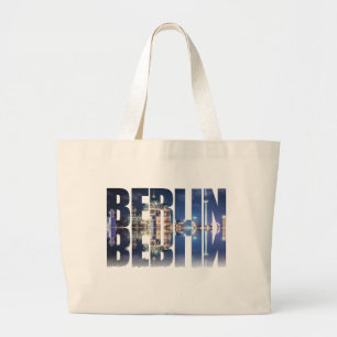 Bolso De Tela Gigante Sopa de texto de Berlín