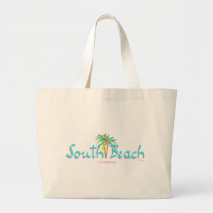 Bolso De Tela Gigante South Beach Sun Miami