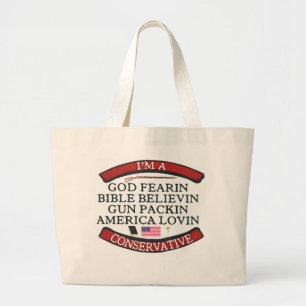 BOLSO DE TELA GIGANTE SOY CONSERVADOR